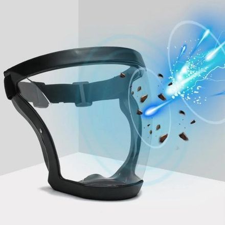 Masque De Protection Intégrale Transparent, Réutilisable Et Anti-éclaboussures, Pour La Tête Et Les Yeux thumbnail 4