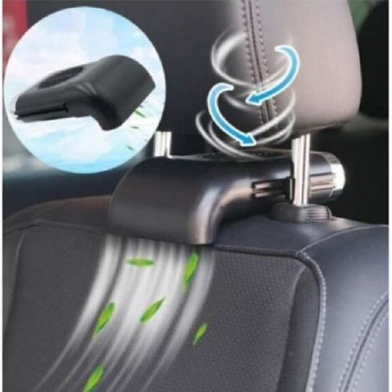 Ventilateur De Siège De Voiture, Chargement Sans Fil, Usb, 3 Vitesses Réglables thumbnail 1