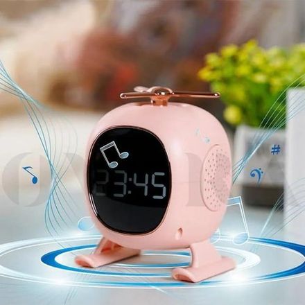 Réveil Bluetooth Aromathérapie Avec Haut-parleur Intégré Et Subwoofer Sans Fil thumbnail 1