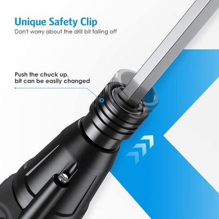 Perceuse Visseuse Électrique Sans Fil, Outil Automatique Rechargeable Usb thumbnail 3