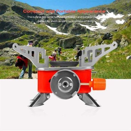Réchaud À Gaz Portable, Brûleur À Butane Pliable Pour Camping Et Pique-nique thumbnail 4