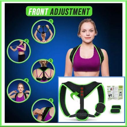 Correcteur De Posture Pour Dos Et Épaules - Ceinture De Soutien Réglable Pour Adulte thumbnail 4