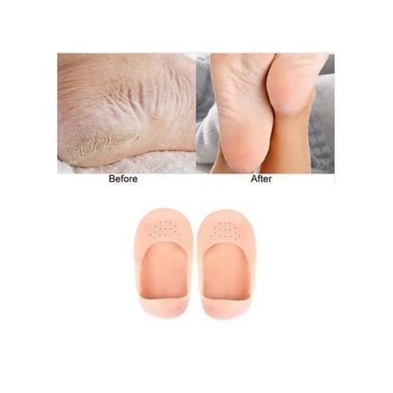 Chaussettes En Silicone Hydratantes - Anti-fissures, Soin Complet Des Pieds thumbnail 2