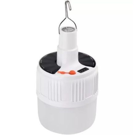 Lampe Solaire Led Avec Câble Usb, Ampoule Pour Camping Rechargeable thumbnail 4