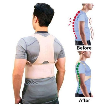 Correcteur De Posture Dorsale Unisexe, Soulagement De La Douleur Et Correction De L'affaissement thumbnail 3