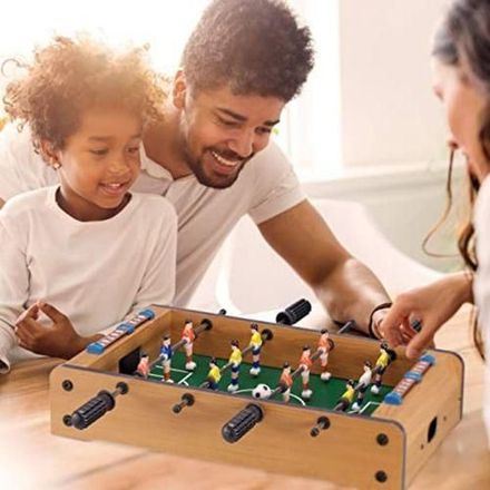 Ensemble De Jeu De Football De Table Interactif Enfant-parent, Mini Jouet De Football De Table Portable thumbnail 1