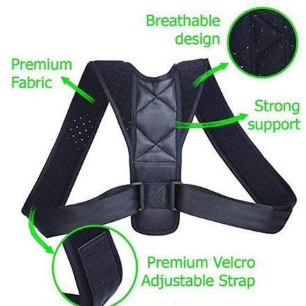 Correcteur De Posture Médical Réglable De Dos Et Épaule, Ceinture D'arrière thumbnail 4