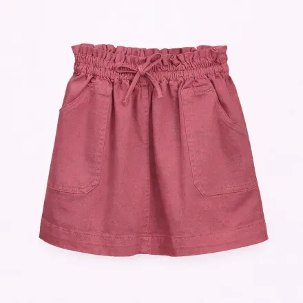 Jupe Fille En Gabardine – Taille Élastique thumbnail 1