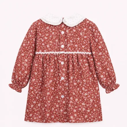 Robe Fleurie Pour Bébé Fille – Style Champêtre Et Confort thumbnail 2