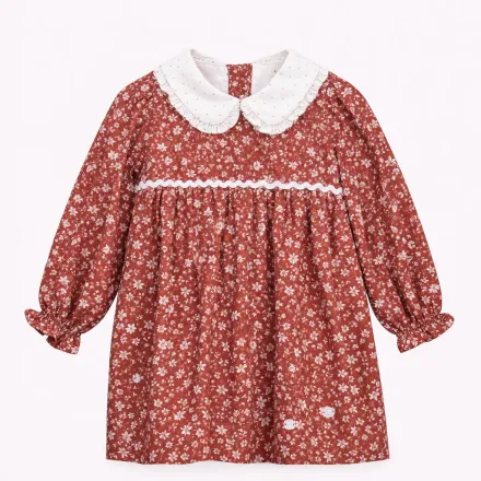 Robe Fleurie Pour Bébé Fille – Style Champêtre Et Confort thumbnail 1