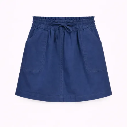 Jupe Fille En Gabardine – Taille Élastique thumbnail 1
