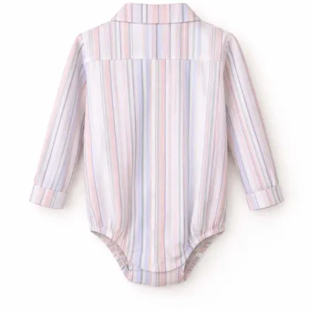 Body Chemise Bébé Garçon Rayé – Élégance & Confort thumbnail 1