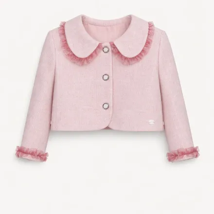 Ensemble Bébé Élégant – Robe & Veste Assortie thumbnail 1