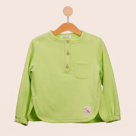 Ensemble Pull & Pantalon Doux Mini Garçons Vert Anis thumbnail 4