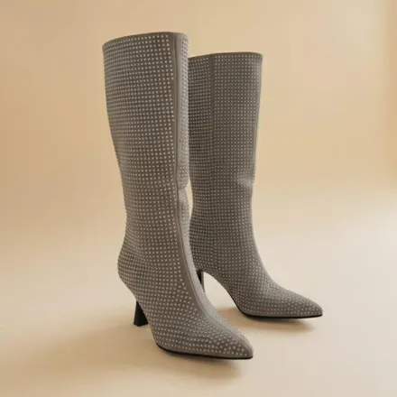 Bottes En Suédine À Strass thumbnail 3