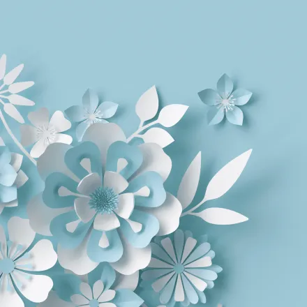 Tableau White Flower – Art Floral thumbnail 2