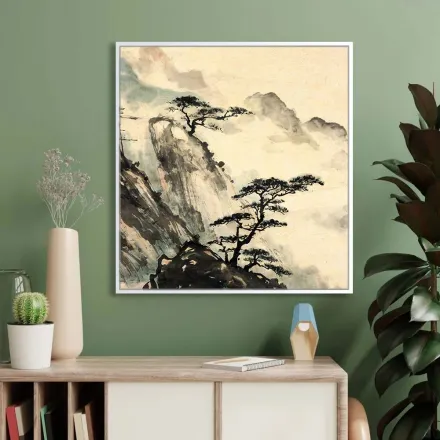 Tableau Misty Peaks – Voyage Artistique thumbnail 2