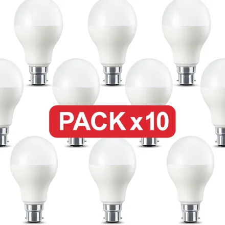 Lot 10 Ampoules B22 9w – Éclairage Led thumbnail 2