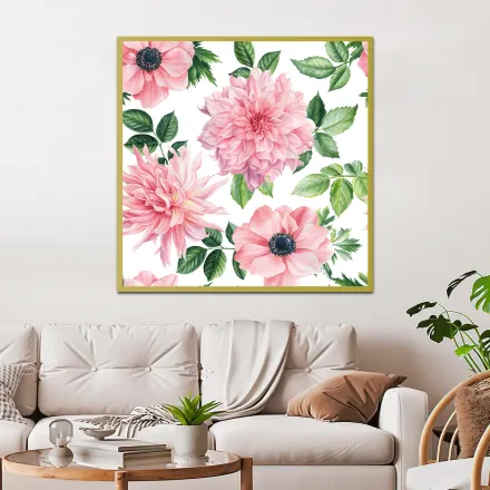 Tableau Dahlia Radiance – Art Floral thumbnail 1