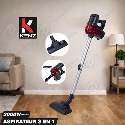 Aspirateur Sans Sac 3-en-1 Ultra Puissant, 2000w, Filtre Hepa, Go-9345 thumbnail 1