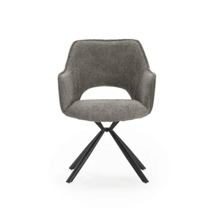 Mariel Fauteuil De Salle A Manger - Gris thumbnail 4