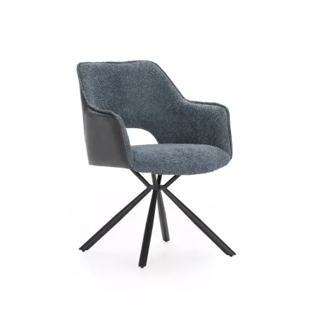 Mariel Fauteuil De Salle A Manger - Bleu thumbnail 3