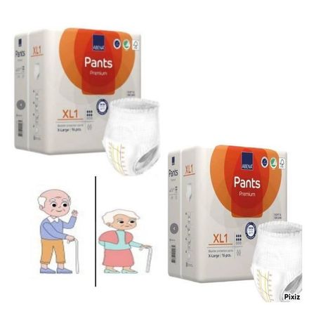        Sous-vêtements Absorbants Pants Premium Xl1 (15 Unités) + 8 Pcs Gants Gratuits thumbnail 4