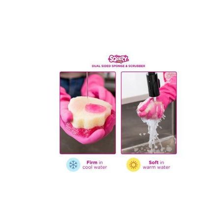 Pate Nettoyante Miracle 1kg + Eponge Double Face Scrub Squeezy Pink thumbnail 4