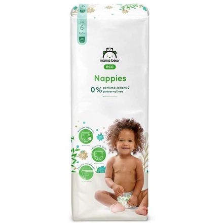 Couches Bébé Eco Taille 6 (16+ Kg) – Pack 40 Pièces thumbnail 4