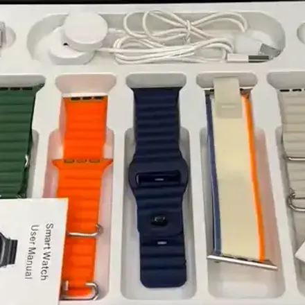 Smartwatch Dt900 Max 7 En 1 - Écran 49 Mm Full Touch + 8 Bracelets Interchangeables - Nouveau Modèle thumbnail 2