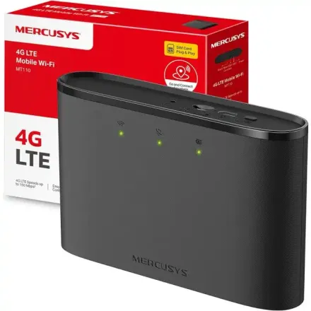 Routeur 4g Lte Mobile Wi-fi Mercusys Mt110 – Carte Sim – Jusqu’à 150 Mbps thumbnail 2