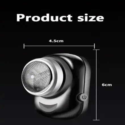 Kemei Km-c2 Tondeuse Électrique Étanche Mini Portable – Rasage Sec Et Humide Pour Barbe Et Visage thumbnail 1