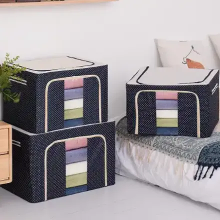 Sac De Rangement Tdr Avec Couvercle – Tissu Oxford Pliable  thumbnail 1