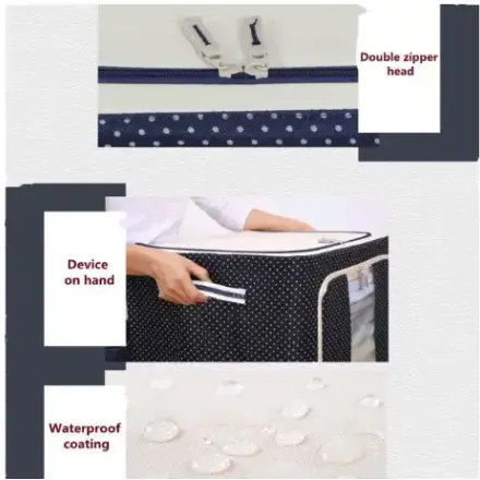 Sac De Rangement Tdr Avec Couvercle – Tissu Oxford Pliable  thumbnail 2