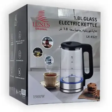 Bouilloire Électrique En Verre – 1,8 L – 1500w  thumbnail 2
