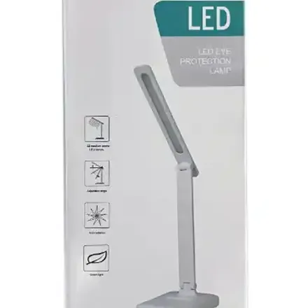 Lampe De Bureau Led Tactile 50 Cm – Panneau Lumineux Articulé Avec 3 Niveaux D’éclairage thumbnail 2