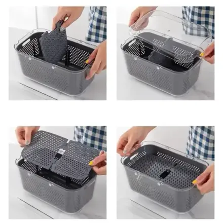 22-pieces Multi-functional Vegetable And Fruit Chopper thumbnail 3