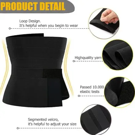 Corset Minceur Femme – Gaine Amincissante Pour Ventre Plat Et Sudation thumbnail 3