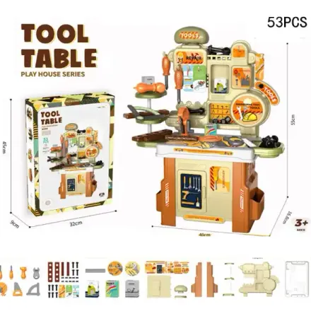 Bluebell Kids Tool Bench – Établi De Bricolage Pour Enfants Avec 53 Accessoires thumbnail 2