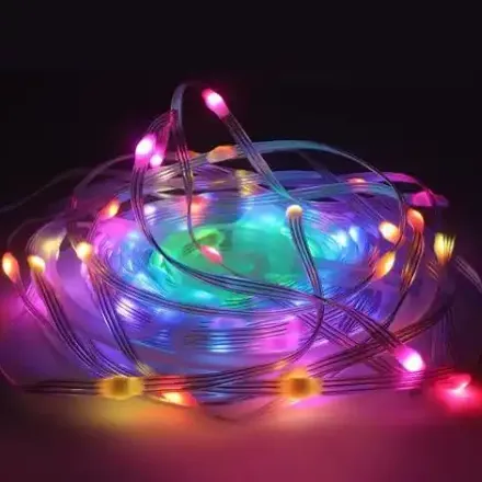Kit Guirlande Lumineuse Led Rgb Avec Télécommande Et Contrôle Par Application thumbnail 3