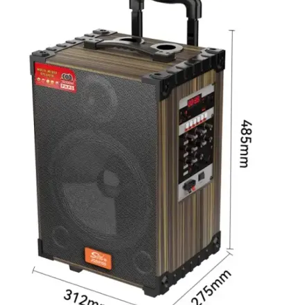 Haut-parleur Extérieur Haute Puissance Jqs910s – 2 Microphones Bluetooth Karaoké Pour Fête Et Danse thumbnail 4