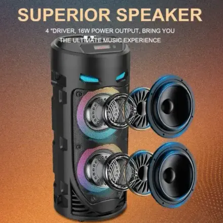 Haut-Parleur Bluetooth ZQS-4239 – Super Bass & Micro Karaoké thumbnail 3