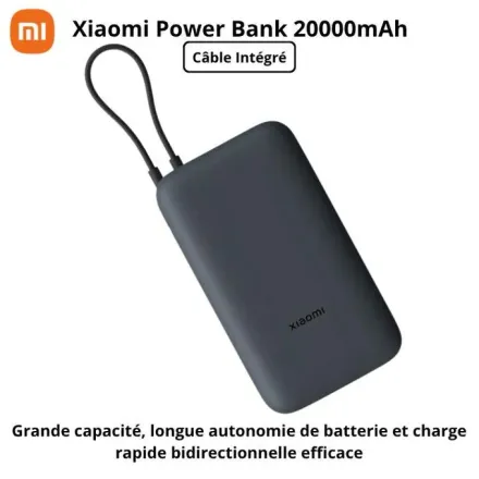 Xiaomi Power Bank 20000mah 22.5w (integrated Cable) thumbnail 4