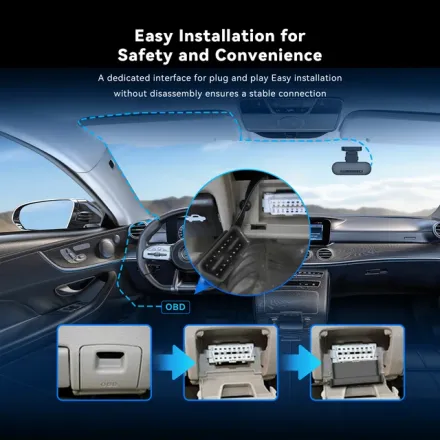 Ddpai Dashcam Hardwire Kit Obd – Alimentation Continue & Surveillance Parking 24/7 thumbnail 3