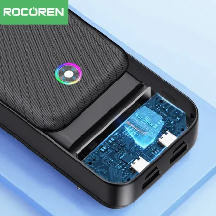 Rocoren Power Bank 30000mah Pd 35w – Charge Rapide Haute Capacité thumbnail 4