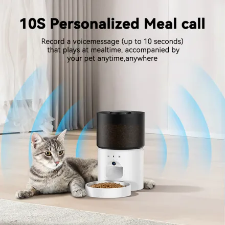 Rojeco 3l Distributeur Automatique Pour Animaux Avec Caméra 1080p thumbnail 2