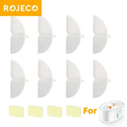 Filtre Pour La Fontaine Rojeco 2.5l Double Chat – Pack De Filtres Officiels thumbnail 1