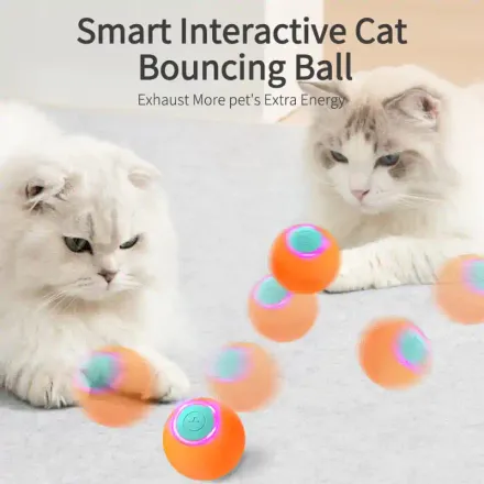 Rojeco Smart Cat Toys Balle Rebondissante Interactive Pour Chat thumbnail 3