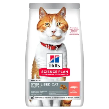 Science Plan Croquettes Pour Chat Stérilisé Au Saumon thumbnail 1