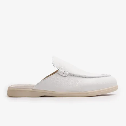 Babouche Walk Cuir Blanc thumbnail 2